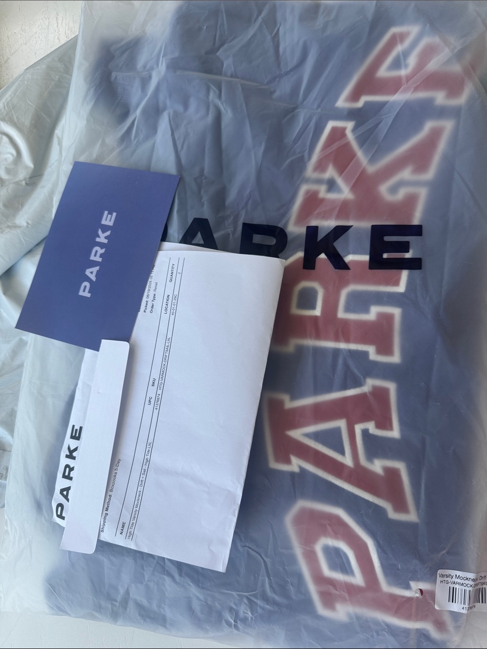 Brand NWT. Parke High Tide Varsity Mockneck Drift +Sail
Coastal 2026 drop
